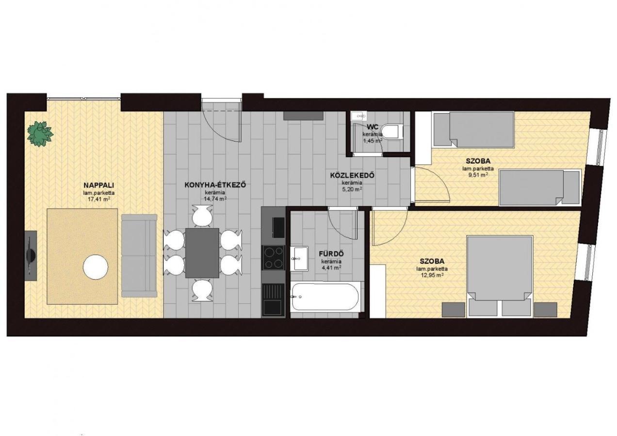 Dotis Apartman Тата Экстерьер фото