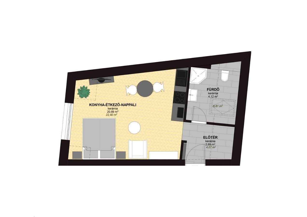 Dotis Apartman Тата Экстерьер фото