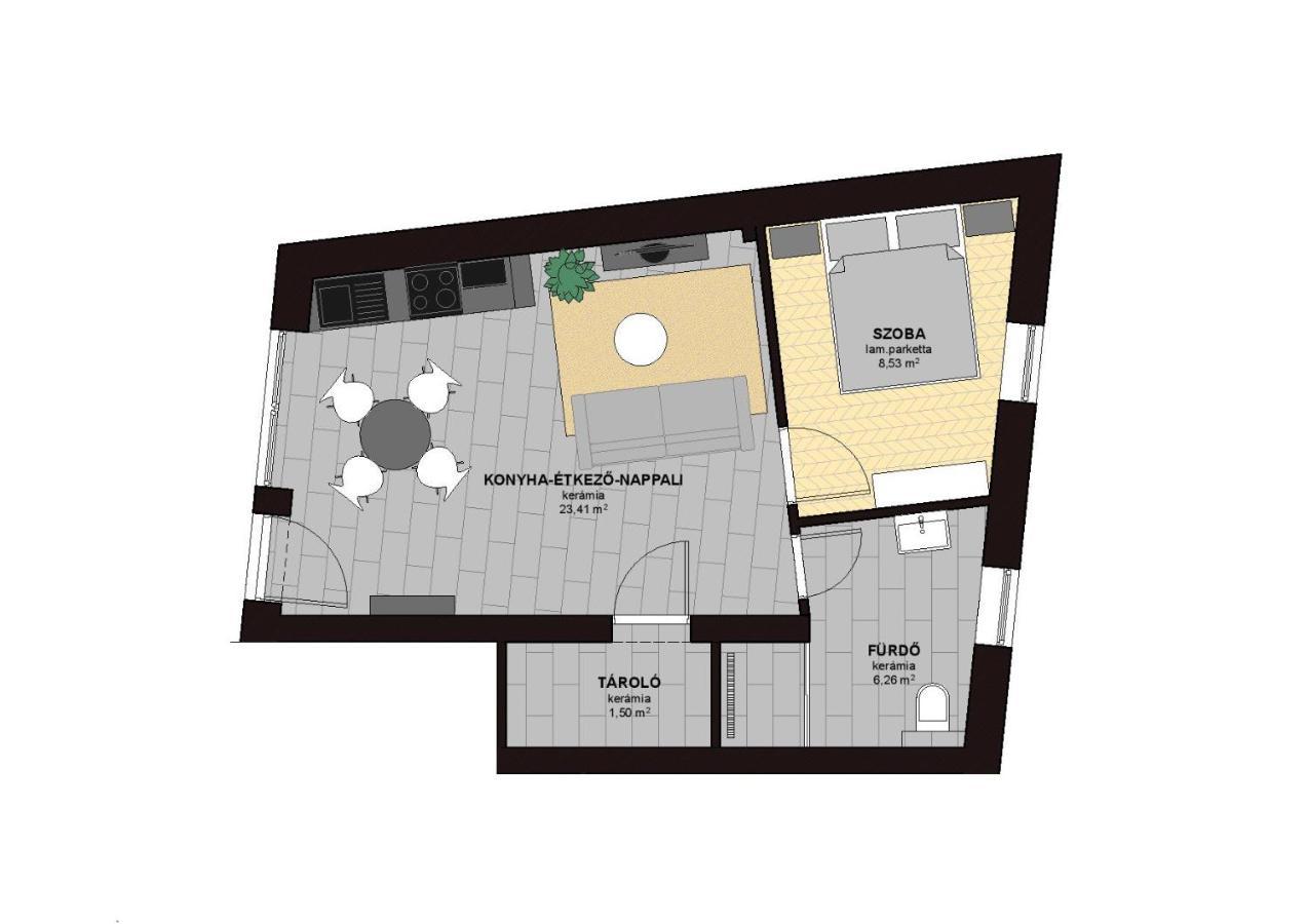 Dotis Apartman Тата Экстерьер фото