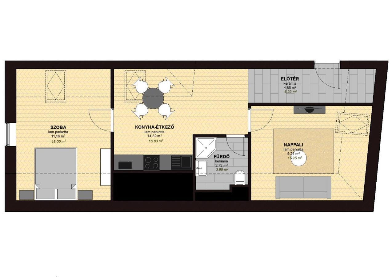 Dotis Apartman Тата Экстерьер фото
